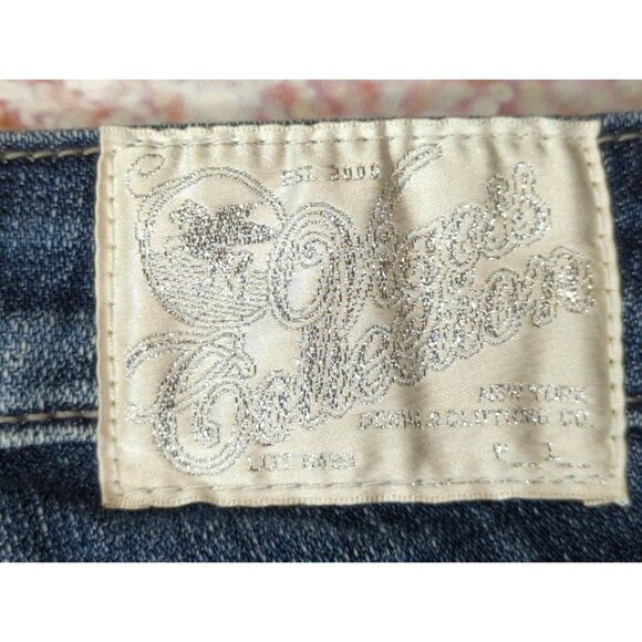 Vigoss Collection The Miami Bootcut Jeans Womens size 3/4 Light Distress - Picture 11 of 12